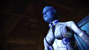 Liara T'Soni, Blind Justice artwork, Heartbreaking scene, Emotional connection HD wallpaper