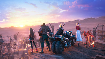 Final Fantasy VII Rebirth / Remake — Midgar Sunset, video game, Final Fantasy VII Rebirth, Final Fantasy VII Remake HD wallpaper