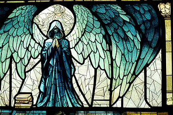 Angle on stained glass, AI Art, Abstract, artistic HD wallpaper