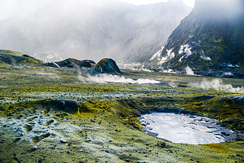 Nature, Mountains, Volcano, Geyser HD wallpaper