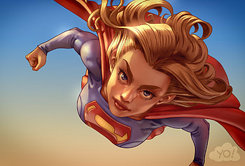 Supergirl Artwork, supergirl, artwork, superheroes, digital-art, deviantart HD wallpaper
