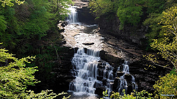 falls in heaven, falls, nature HD wallpaper