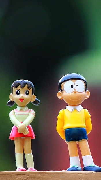 Cute Doraemon, Nobita, Shizuka, cartoon HD phone wallpaper
