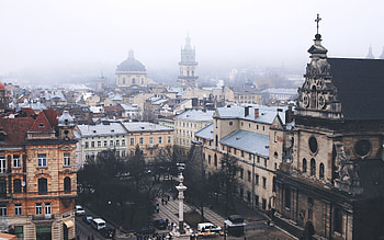 Lviv's top , Beautiful Ukrainian city, Iconic city views, Must-have Lviv backgrounds HD wallpaper