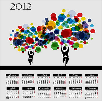 Calendar 2012, calendar, red, 2012, 1 january, new year HD wallpaper
