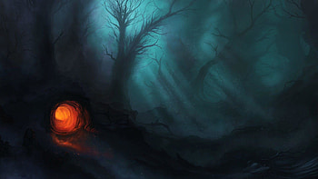 Creepy Forest - afari HD wallpaper