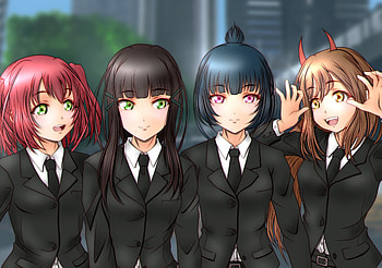 Yoshiko Tsushima, Ruby Kurosawa, Dia Kurosawa, Hanamaru Kunikida, Anime, Love Live! Sunshine!! HD wallpaper