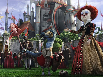 Red Queen, croquet, queen of hearts, castle HD wallpaper