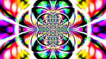 Mixed Colors Lines Lattice Rays Design Art Abstraction Abstract HD wallpaper