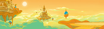 Fantasy Palace in the Skies, video game, Let's! Revolution!, fantasy, palace HD wallpaper