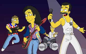The Simpsons, Queen HD wallpaper