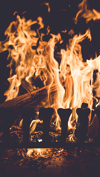 Fireplace , Relaxing scenes, Perfect for mobile devices HD phone wallpaper