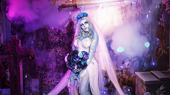halloween dress, music, Christina Aguilera HD wallpaper