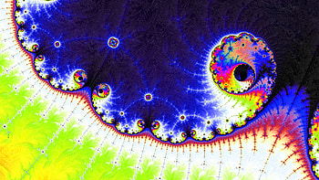 Trippy Psychedelic Fractal, trippy, psychedelic, trance, blue, dark, Abstract, fractal, abstract blue HD wallpaper