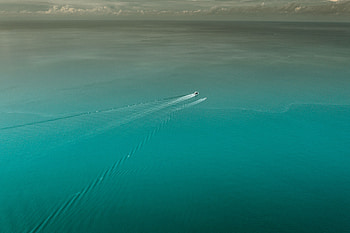 Nature, Water, Sea, Boats, View From Above, Calm HD wallpaper