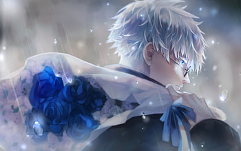 Satoru Gojou, Jujutsu Kaisen, anime characters, Japanese manga, Jujutsu Kaisen characters, Satoru Gojou art HD wallpaper