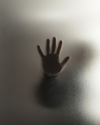 Silhouette, Hand, Miscellanea, Miscellaneous, Palm, Glass, Fingers HD phone wallpaper