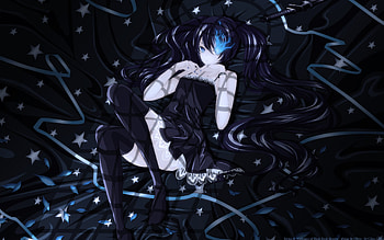 Black★Rock Shooter, shooter, black, anime, rock HD wallpaper