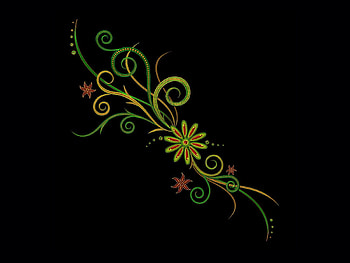 Patterns, Abstract, Flowers, Background, Dark Background HD wallpaper