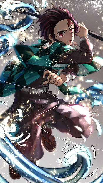 Demon slayer series, , Artistic backgrounds, Floral HD phone wallpaper