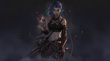 Jinx Cyberpunk Odyssey, jinx-league-of-legends, league-of-legends, games, 2025-games, artwork, art, digital-art, video-games, artstation HD wallpaper