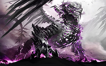 Skeleton Dragon Exclusive HD wallpaper