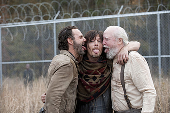 Daryl Dixon, The Walking Dead, Tv Show, Andrew Lincoln, Hershel Greene, Norman Reedus, Rick Grimes, Scott Wilson HD wallpaper