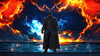Ben Affleck Commanding Batman, batman, superheroes, artwork, artist, digital-art, art HD wallpaper