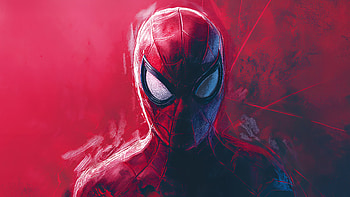 Spider Man Red, spiderman, superheroes, artist, artwork, digital-art, deviantart HD wallpaper
