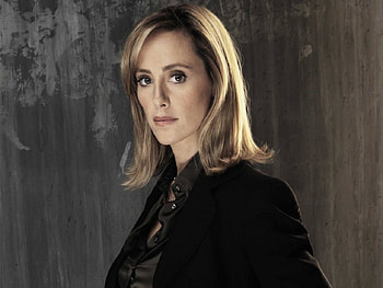 Kim Raver, sexy, american, blonde, actress HD wallpaper