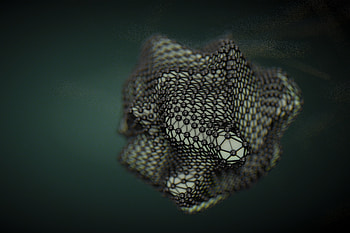 Balloons, 3D, Form, Plexus, Points, Point, Thread, Threads, Taw HD wallpaper