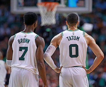 Jaylen Brown, Jayson Tatum HD wallpaper