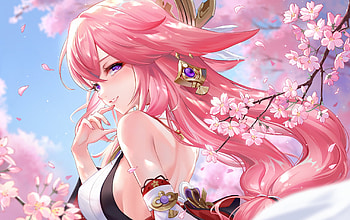 Yae Miko Genshin Impact, Yae, Genshin, Miko, Impact HD wallpaper