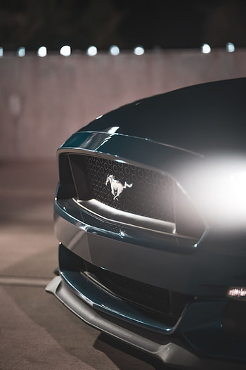 Mustang, Cars, Shine, Light, Car, Machine, Headlight, Emblem HD phone wallpaper