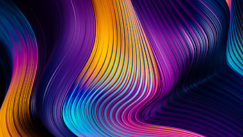 Colors Falling From Top Abstract , abstract, digital-art HD wallpaper