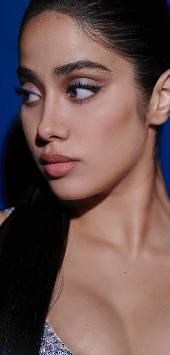 Janhvi, eye, nose, face, bollywood HD phone wallpaper