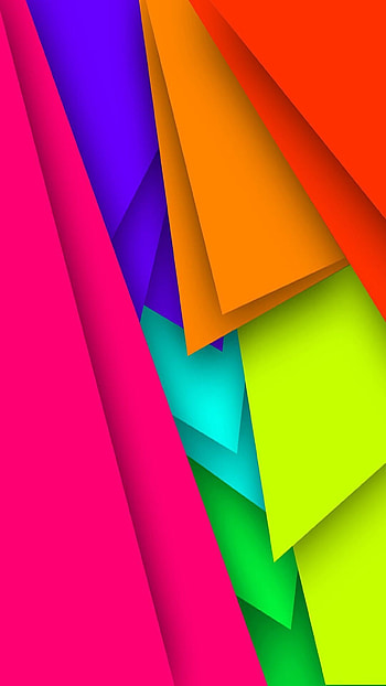 Geometric Abstract, Colorful abstract , Vibrant visuals, Creative designs HD phone wallpaper