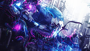 Jujutsu Kaisen - Blue Curse | Neon Blade | Phantom Spiral, Jujutsu Kaisen, Kasumi Miwa HD wallpaper
