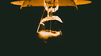 Dark, Shine, Light, Bright, Light Bulb, Filament, Glower HD wallpaper