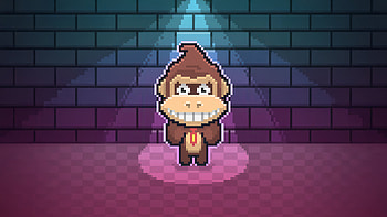 Donkey Kong 8 Bit, donkey-kong, 8-bit, mario, artist, artwork, digital-art, games, video-games, deviantart HD wallpaper