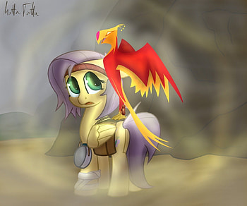 My little pony, eyes, being, alone, fearfull HD wallpaper