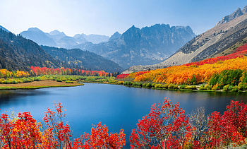 North Lake Colorful , lake, colorful, nature HD wallpaper