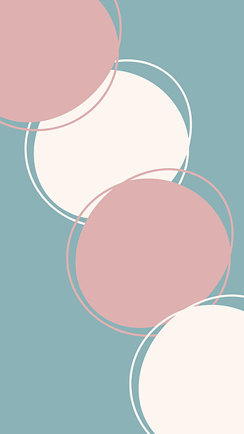 abstract, pink, blue, cream HD phone wallpaper