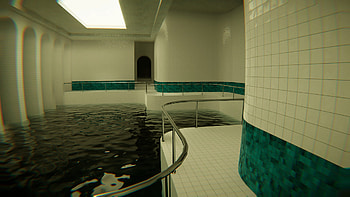 Game Realm: Mysterious Pool, video game, Pools (2024), Liminal space HD wallpaper