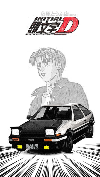 Poster, Initial D HD phone wallpaper