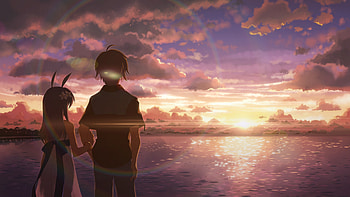 Anime, Lens Flare HD wallpaper