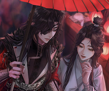 Hua Cheng & Xie Lian, Xie Lian, Hua Cheng, Anime, Tian Guan Ci Fu HD wallpaper