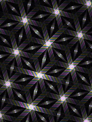 Hexagons, texture, black-colorful stripes HD phone wallpaper