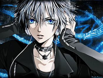 Blue Music, blue, music, vocaloid, anime HD wallpaper