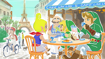 Link’s Parisian Adventure: Legend of Zelda, The Legend of Zelda, Link, Paris HD wallpaper